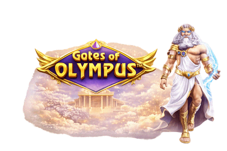 Aperçu du slot Gates Of Olympus avec symboles divins et multiplicateurs
